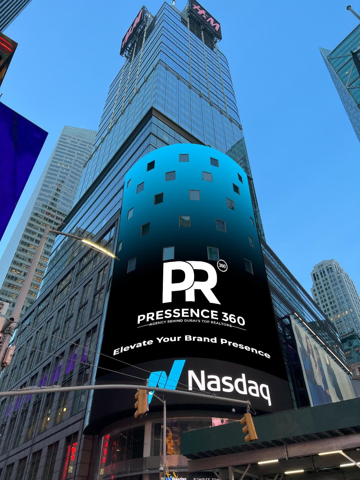 PRessence360 Times Square Billboard